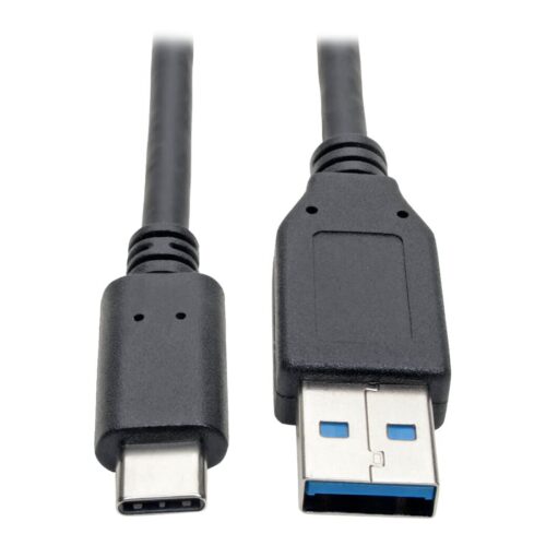 EATON TRIPPLITE USB-C to USB-A Cable M/M USB 3.1 Gen 1 5Gbps Thunderbolt 3 Compatible 6ft. 1.83m