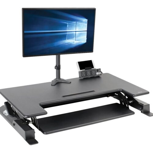 EATON TRIPPLITE WorkWise Height-Adjustable Sit-Stand Desktop Workstation