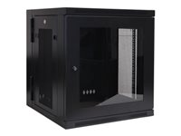 EATON Wall-Mounted SmartRack 12U Enclosure L. 600mm D.550mm Rear Hinges Glass Door