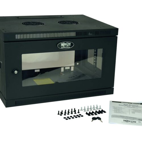 EATON Wall-Mounted SmartRack 6U Enclosure W. 600mm D.450mm Glass Door