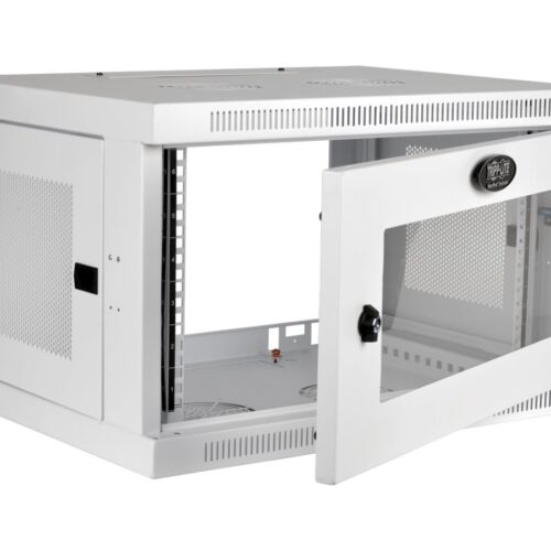 EATON White SmartRack Wall Box 6U W. 600mm D.450mm Glass Door