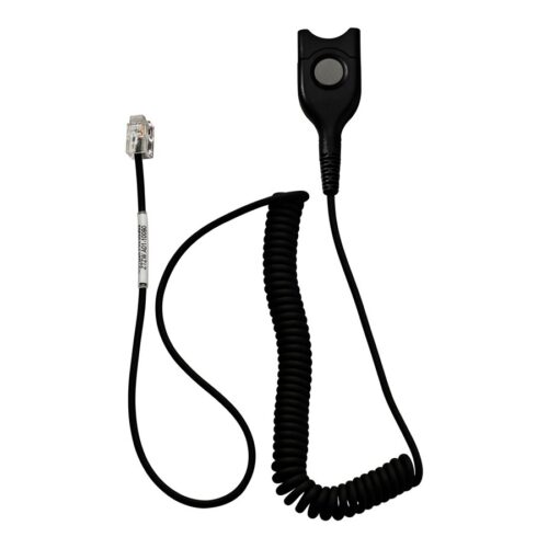 EPOS Bottom cable: EasyDisconnect to Modular Plug Coiled cable code 17. To be used for direct connection to some phon