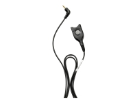 EPOS CCEL 190-2 DECT/GSM cable. EasyDisconnect with 100cm cable to 2.5mm – 3 pole jack plug without microphone dampin