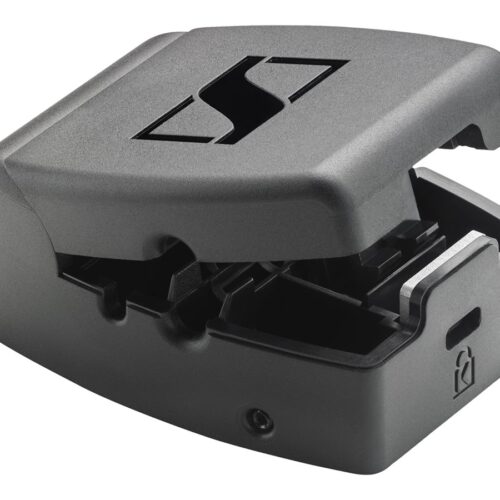 EPOS Flexible lock for securing speakerphones and wired headsets to workspace