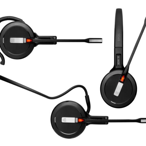 EPOS IMPACT SDW 5016 EU/UK/AUS Wireless DECT Office Headset with base station for phone mobile and PC incl BTD 800 BT dongle