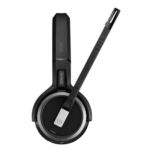 EPOS IMPACT SDW 5066T EU/UK/AUS Wireless DECT Headset UC ready with base station for phone mobile and PC incl dongle Teams certified