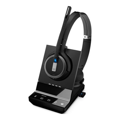 EPOS IMPACT SDW 5066T EU/UK/AUS Wireless DECT Headset UC ready with base station for phone mobile and PC incl dongle Teams certified