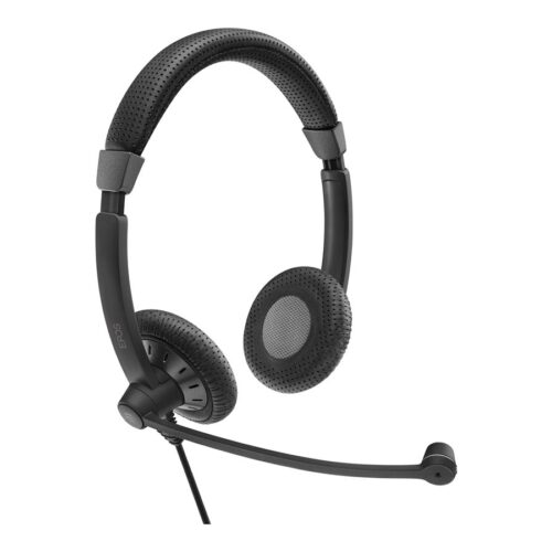 EPOS SC 75 USB MS double-sided wired headset with both 3.5 mm jack and USB connectivity