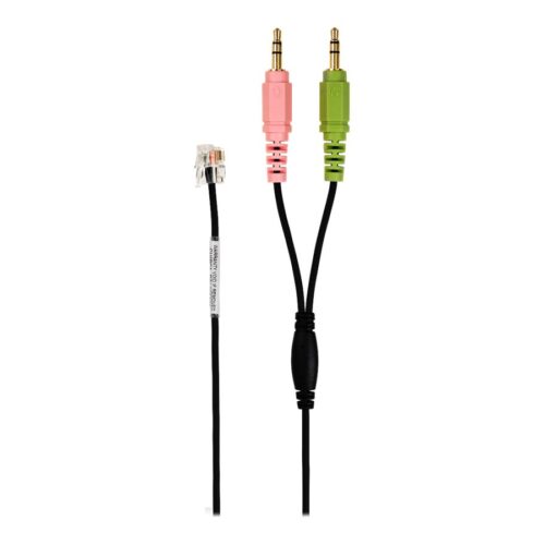 EPOS UI Box to PC Cable: Modular plug to two 3.5mm jack plug