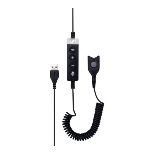 EPOS USB-ED CC 01 MS Adapter cable USB to easy disconnect for using Easy d. HS with PC Skype for business certified