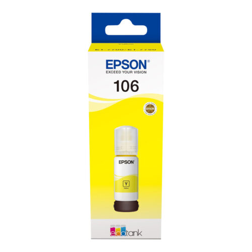 EPSON 1LB 106 EcoTank Yellow ink bottle