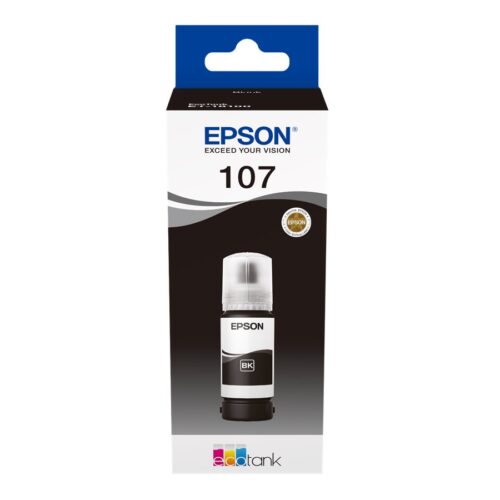 EPSON 1LB 107 EcoTank Black Ink Bottle