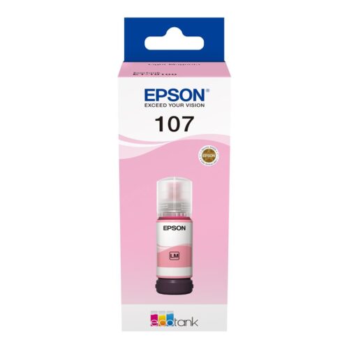 EPSON 1LB 107 EcoTank Light Magenta Ink Bottle