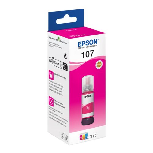 EPSON 1LB 107 EcoTank Magenta Ink Bottle