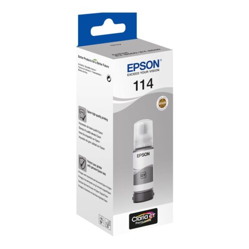 EPSON 1LB 114 EcoTank Grey ink bottle