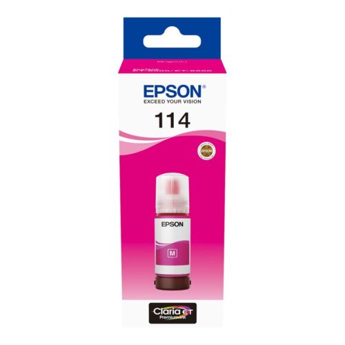 EPSON 1LB 114 EcoTank Magenta ink bottle