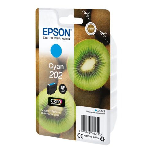 EPSON 1LB 202 Cyan Ink Cartridge sec w/s