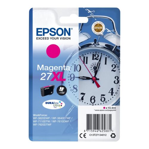 EPSON 1LB 27XL ink cartridge magenta high capacity 10.4ml 1.100 pages 1-pack blister without alarm – DURABrite ultra ink
