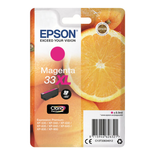 EPSON 1LB 33XL Ink Magenta Claria Premium Singlepack w/s