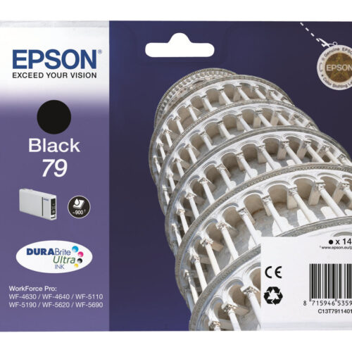 EPSON 1LB 79 ink cartridge black standard capacity 14.4ml 900 pages 1-pack