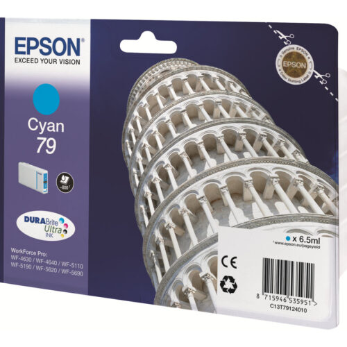 EPSON 1LB 79 ink cartridge cyan standard capacity 6.5ml 800 pages 1-pack