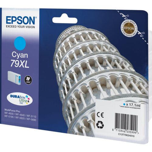 EPSON 1LB 79XL ink cartridge cyan high capacity 17.1ml 2.000 pages 1-pack