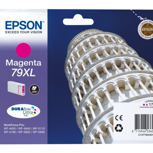EPSON 1LB 79XL ink cartridge magenta high capacity 17.1ml 2.000 pages 1-pack
