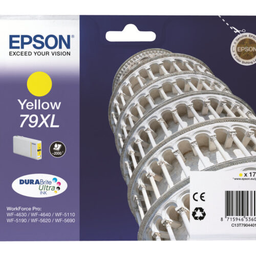 EPSON 1LB 79XL ink cartridge yellow high capacity 17.1ml 2.000 pages 1-pack