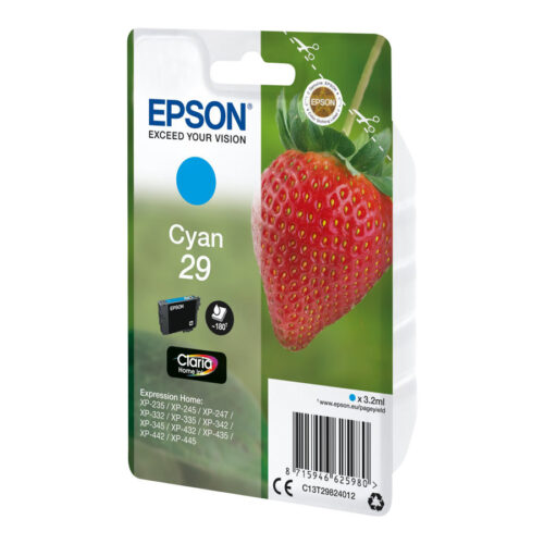 EPSON 1LB Cartridge Fraise Ink Claria Home Cyan w/s