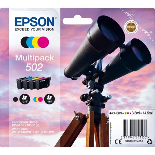 EPSON 1LB Multipack 4-colours 502 Ink SEC w/s