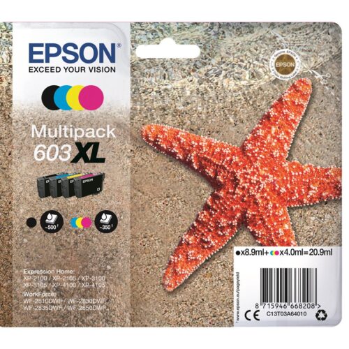 EPSON 1LB Multipack 4-colours 603XL Ink