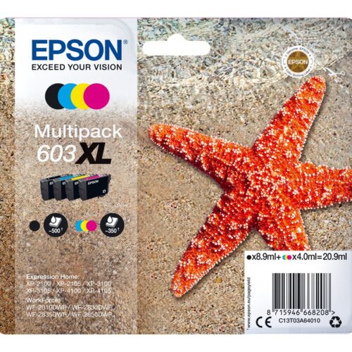 EPSON 1LB Multipack 4-colours 603XL Ink