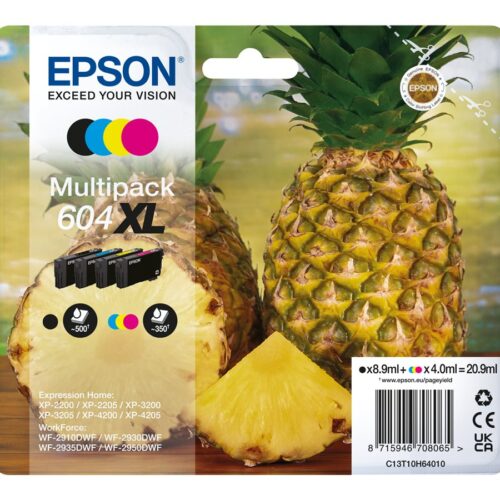 EPSON 1LB Multipack 4colours 604XL Ink