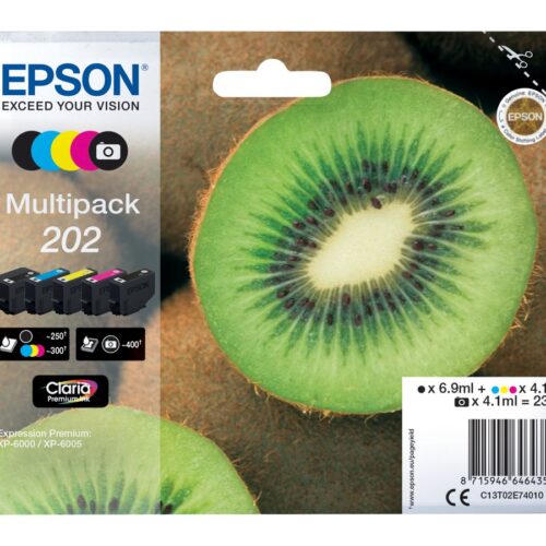 EPSON 1LB Multipack 5-farbig 202 Kiwi Clara Premium Ink