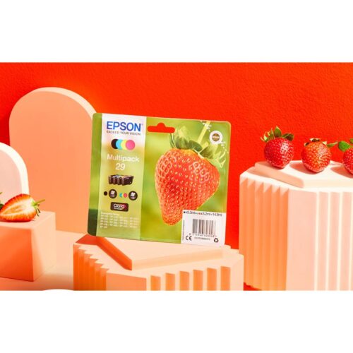 EPSON 1LB Multipack Fraise – Ink Claria Home Black Cyan Magenta Yellow w/s