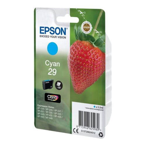 EPSON 1LB Singlepack Cyan 29 Claria Home Ink
