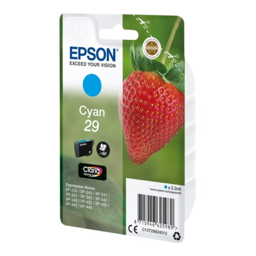 EPSON 1LB Singlepack Cyan 29 Claria Home Ink