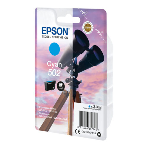 EPSON 1LB Singlepack Cyan 502 Ink