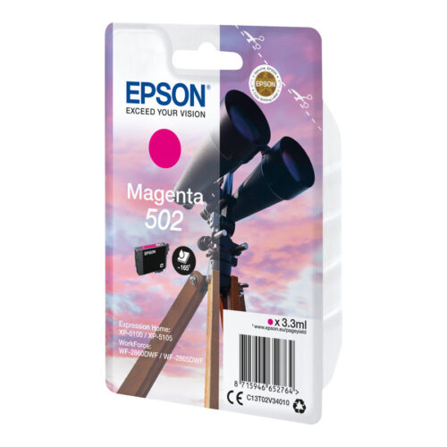 EPSON 1LB Singlepack Magenta 502 Ink SEC w/s