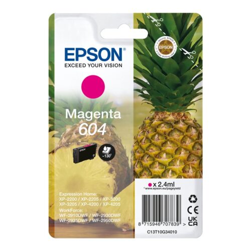 EPSON 1LB Singlepack Magenta 604 Ink w/s