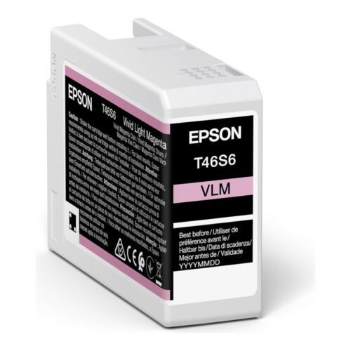 EPSON 1LB Singlepack Vivid Light Magenta T46S6 UltraChrome Pro 10 ink 25ml