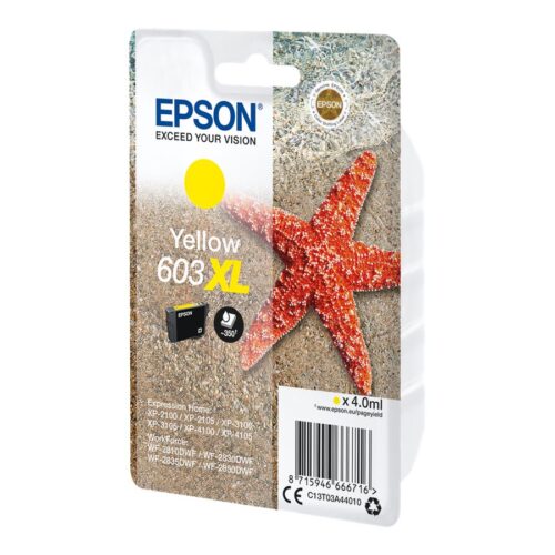 EPSON 1LB Singlepack Yellow 603XL Ink