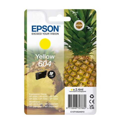 EPSON 1LB Singlepack Yellow 604 Ink