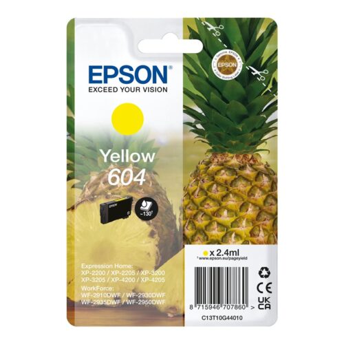 EPSON 1LB Singlepack Yellow 604 Ink w/s