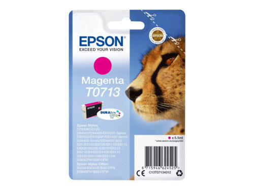 Inkrnf EPSON 1LB T0713 ink cartridge magenta standard capacity 5.5ml 1-pack RF ...
