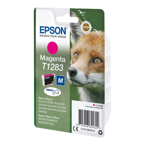 EPSON 1LB T1283 ink cartridge magenta standard capacity 3.5ml 1-pack RF-AM blister w/s