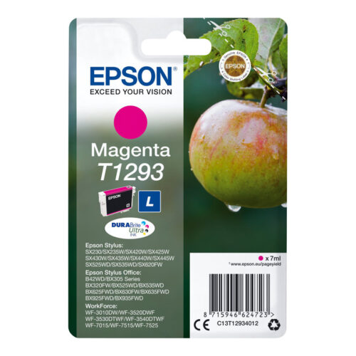 EPSON 1LB T1293 ink cartridge magenta high capacity 7ml 1-pack blister without alarm