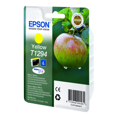 EPSON 1LB T1294 ink cartridge yellow high capacity 7ml 1-pack RF-AM blister w/s