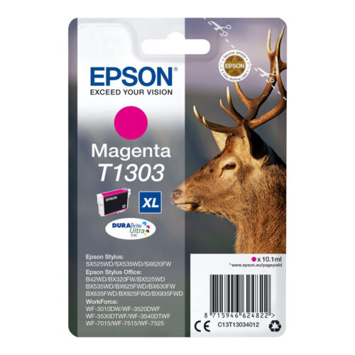EPSON 1LB T1303 ink cartridge magenta extra high capacity 10.1ml 1-pack blister without alarm – DURABrite Ultra Ink