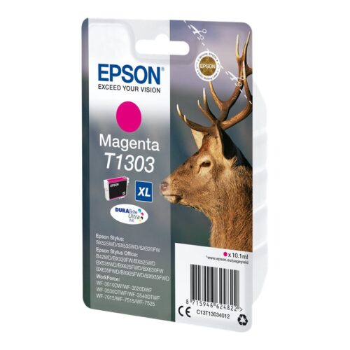 EPSON 1LB T1303 ink cartridge magenta extra high capacity 10.1ml 1-pack blister without alarm – DURABrite Ultra Ink